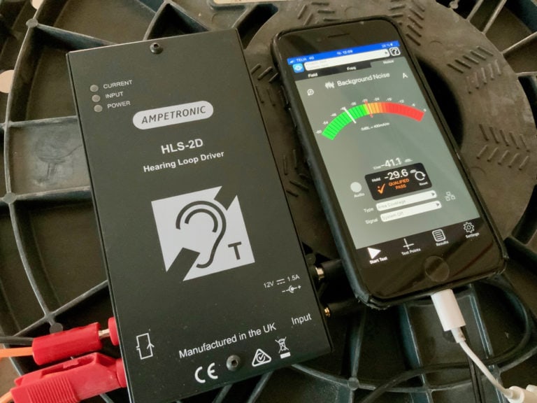 Ampetronic HLS-2D och Loopworks Measure.