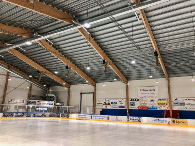 Ugglebo Arena är Ockelbos nybyggda ishall.