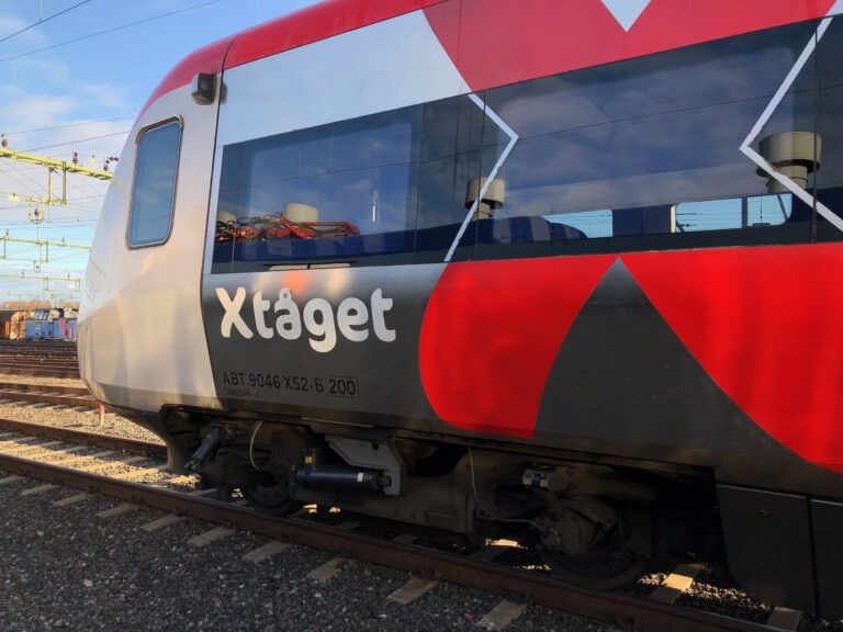 X-tågen i Gävleborg får slingan uppmätt och modellerad.